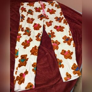 Cozy Pajama Teddy Bear Pants